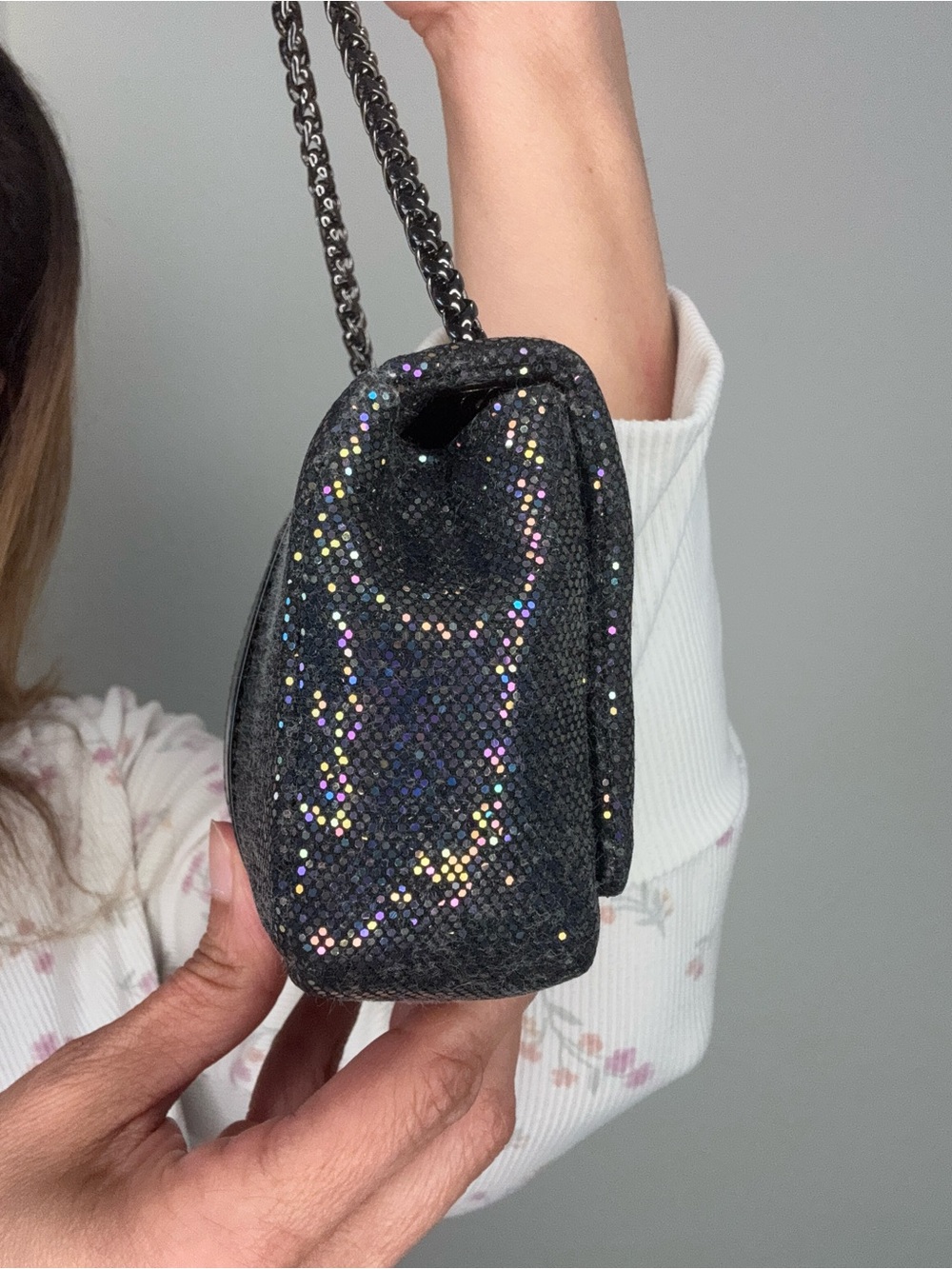 Christian Louboutin Sweet Charity rainbow glitter with Entrupy and dust bag - Picture 8 of 16